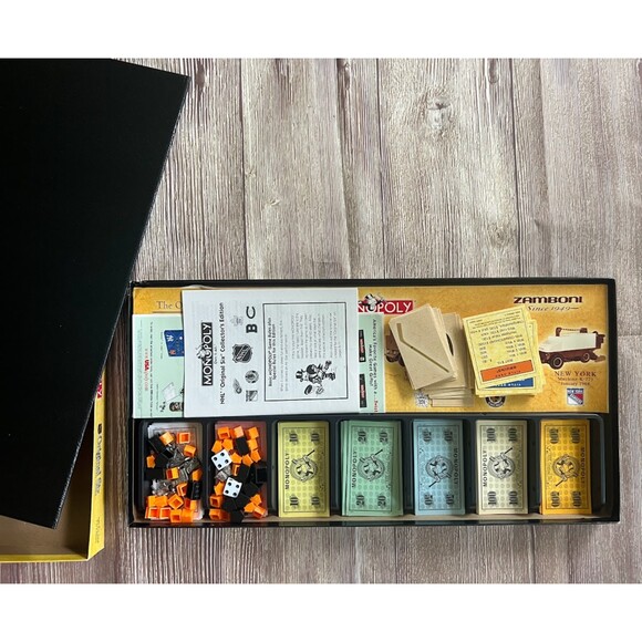 1999 NHL Original 6 Collector's Edition Monopoly Game - Picture 3 of 3